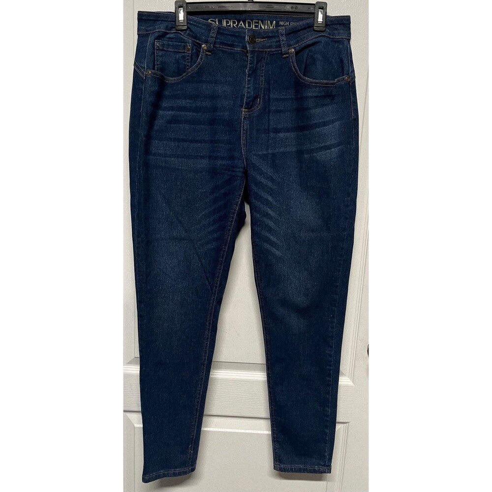 SUPRA Denim High Rise Skinny Jeans Women’s Size 14 Dark Wash